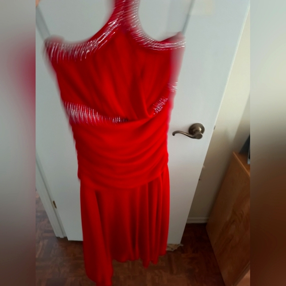Red halter dress - Picture 2 of 2